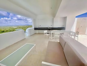 Appartement, 1 chambre, fumeurs, balcon | Terrasse/Patio