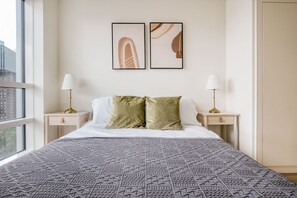 2 間睡房、熨斗/熨衫板、Wi-Fi、床單