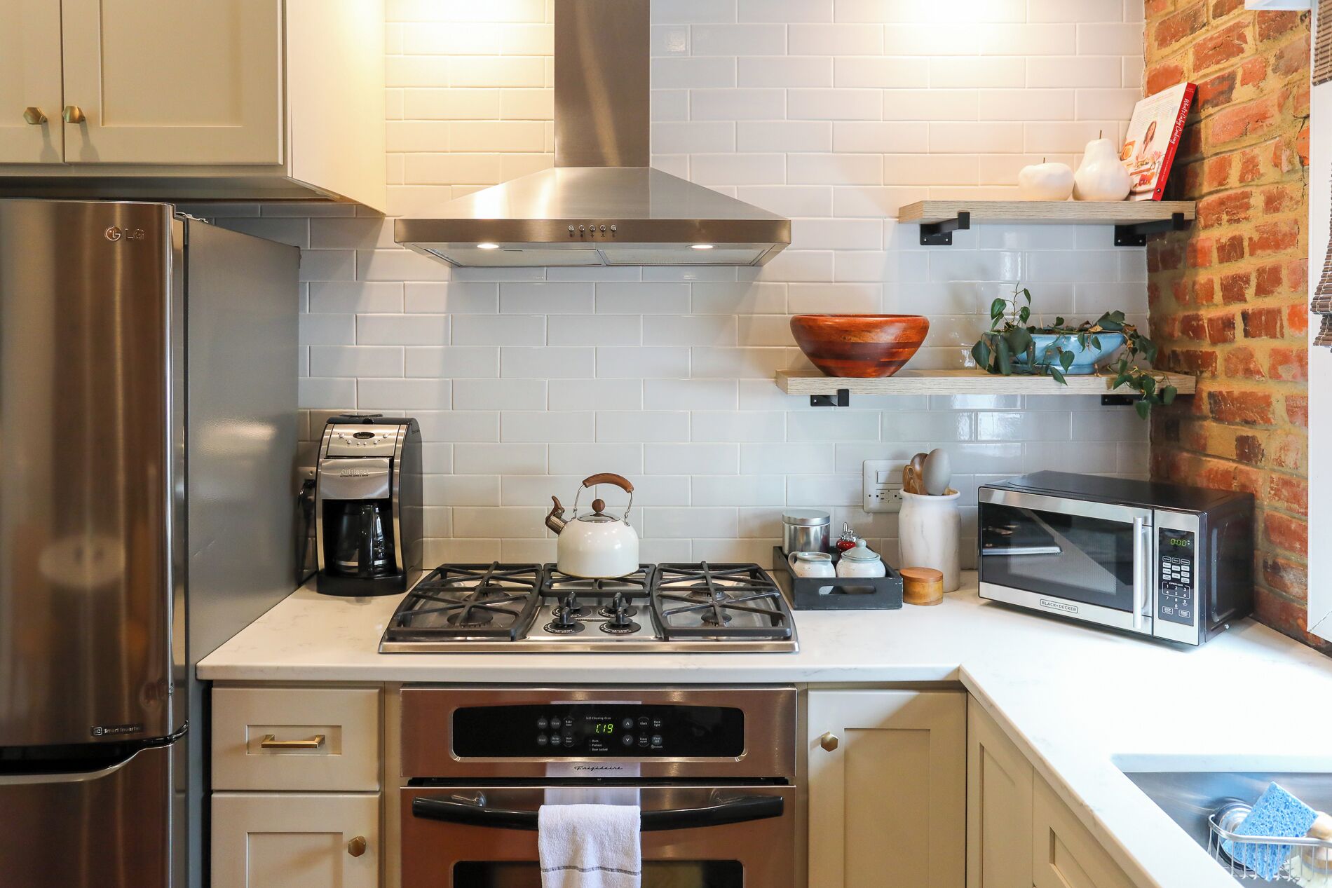 Apartment in the arts district appointed and operated by interior design firm
