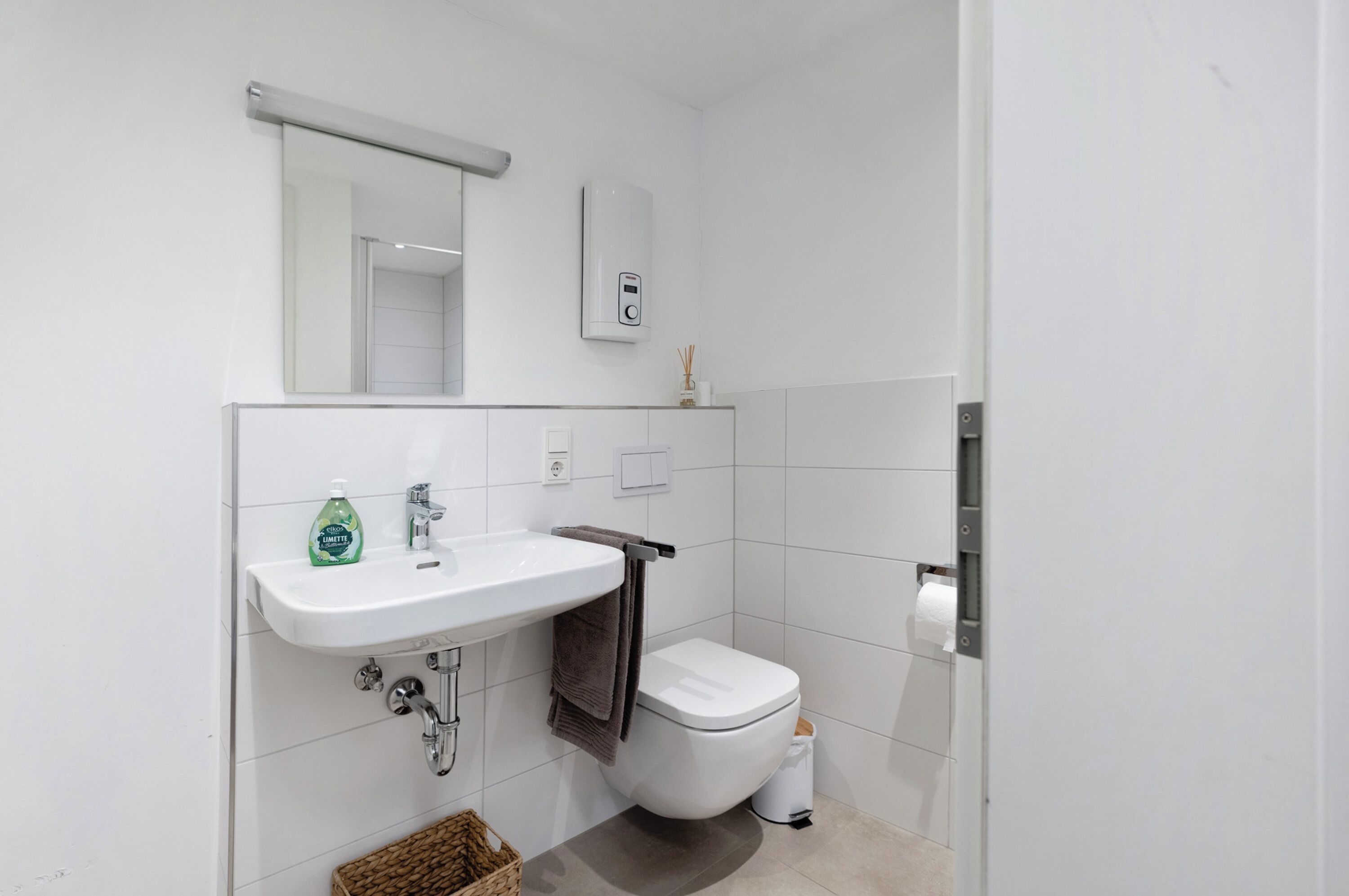 Bruser, gratis toiletartikler, håndklæder