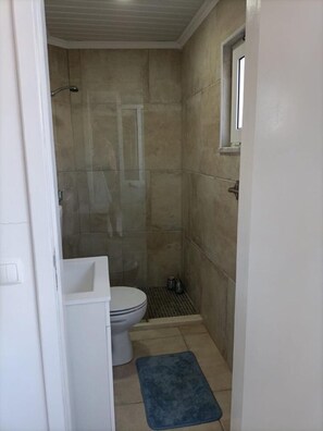 Shower, towels - Holiday Home 'Akademia House - Santarém' with Private Terrace and Private Garden (Santarém)