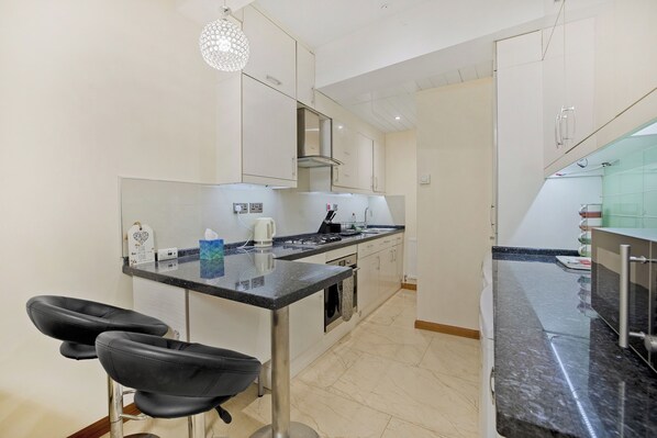 Microwave, oven, stovetop