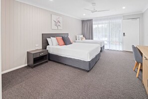 Superior Twin Room, Non Smoking, Balcony | Pillowtop beds, minibar, blackout drapes, iron/ironing board - Hive Hotel  (Moruya)