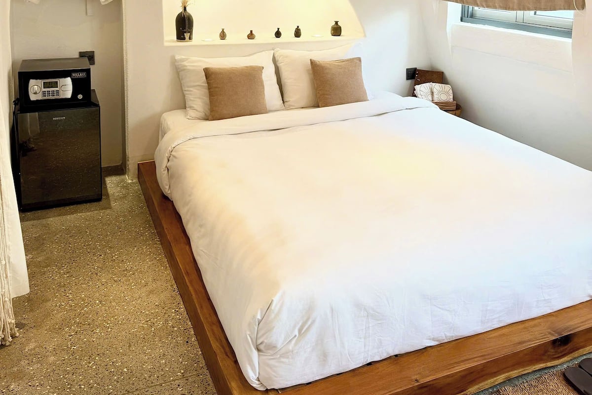 Chambre Signature double, 1 grand lit, au bord de la plage | Literie de qualité, couette en duvet