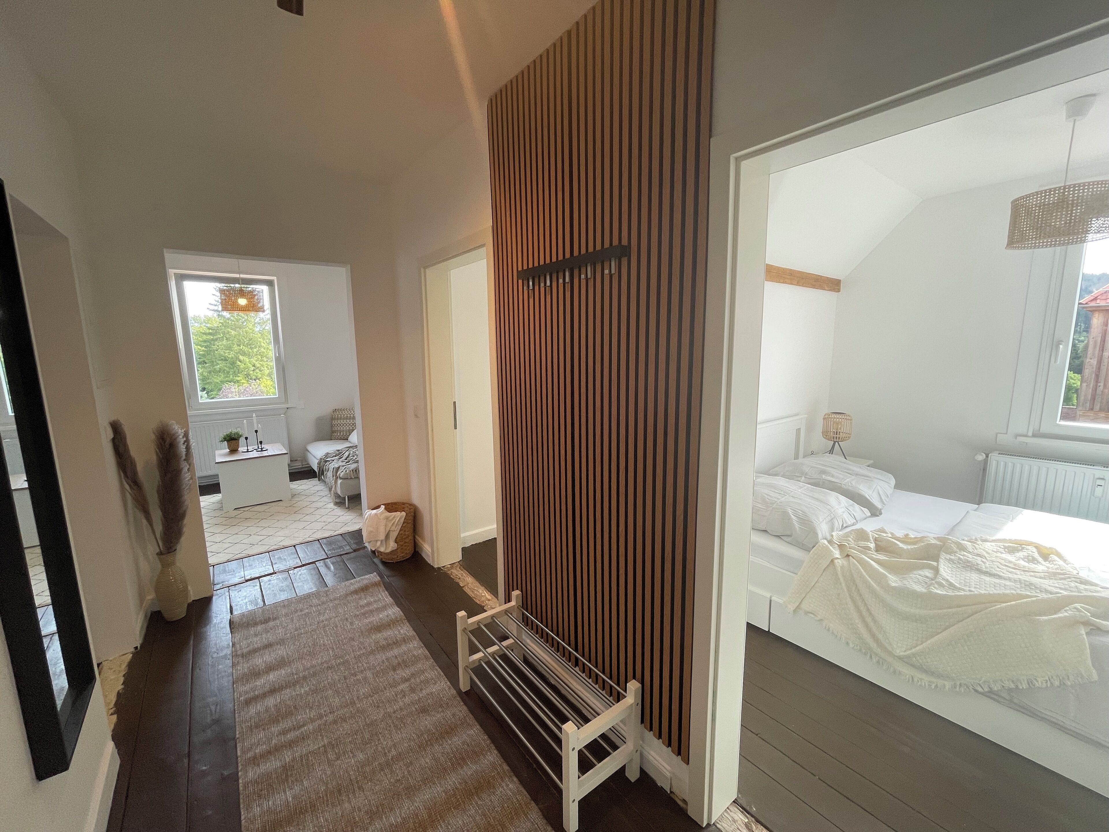 2 bedrooms, iron/ironing board, travel crib, free WiFi