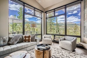 TV, fireplace, offices - Shock Hill Overlook Gem | Gondola In/Out | VIEWS! (Breckenridge)