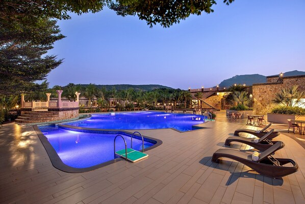 Alberca al aire libre 