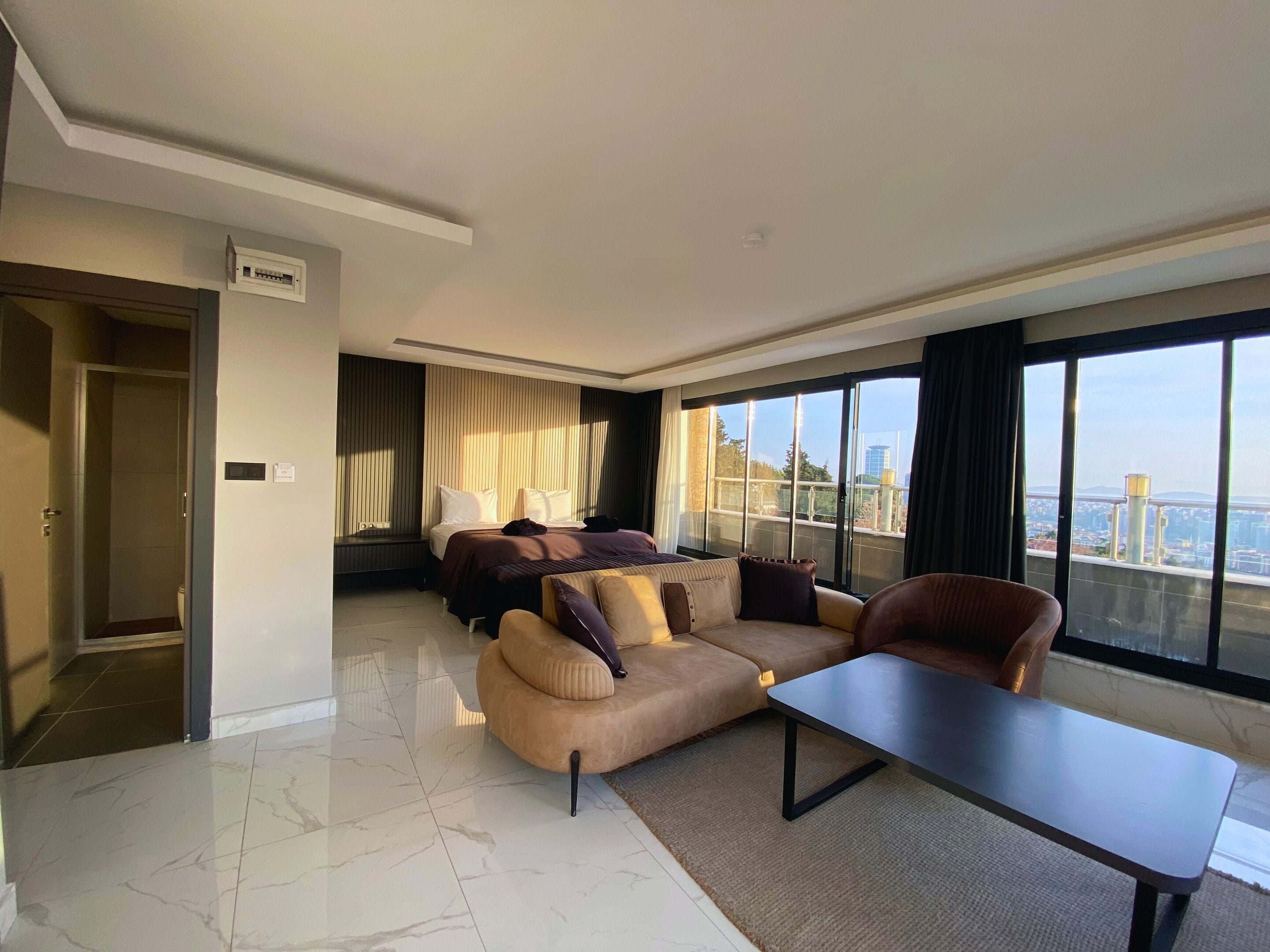 Junior Suite, Terrace | Egyptian cotton sheets, premium bedding, minibar, desk