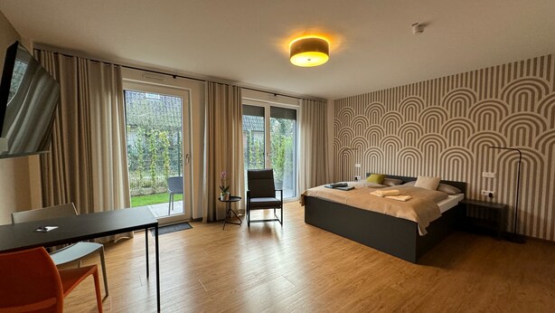 Studio – superior, mellometasje | Oppholdsområde