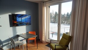 Studio – superior, balkong | Oppholdsområde