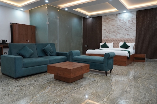 Suíte família | 1 quarto, roupas de cama premium, edredons de pluma