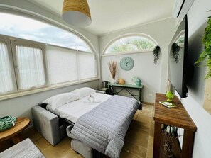 1 Schlafzimmer, Bügeleisen/Bügelbrett, kostenloses WLAN, Bettwäsche