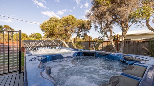 Idromassaggio all'aperto