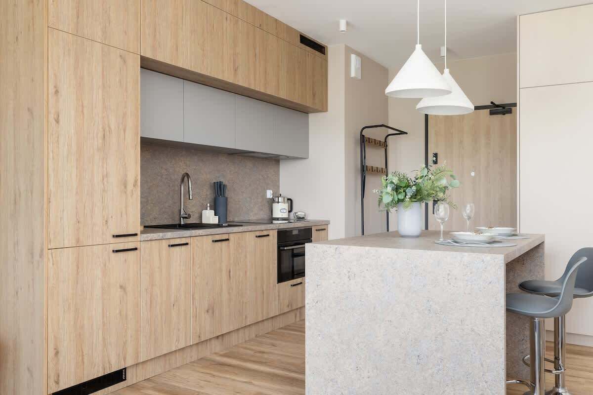 Kühlschrank, Ofen, Herdplatte, Geschirrspüler