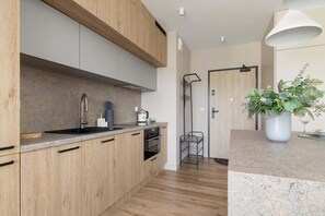 Kühlschrank, Ofen, Herdplatte, Geschirrspüler