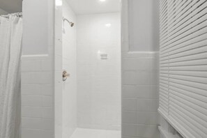 Bathtub, hair dryer