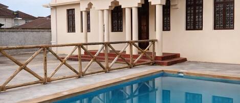 Voorkant van accommodatie