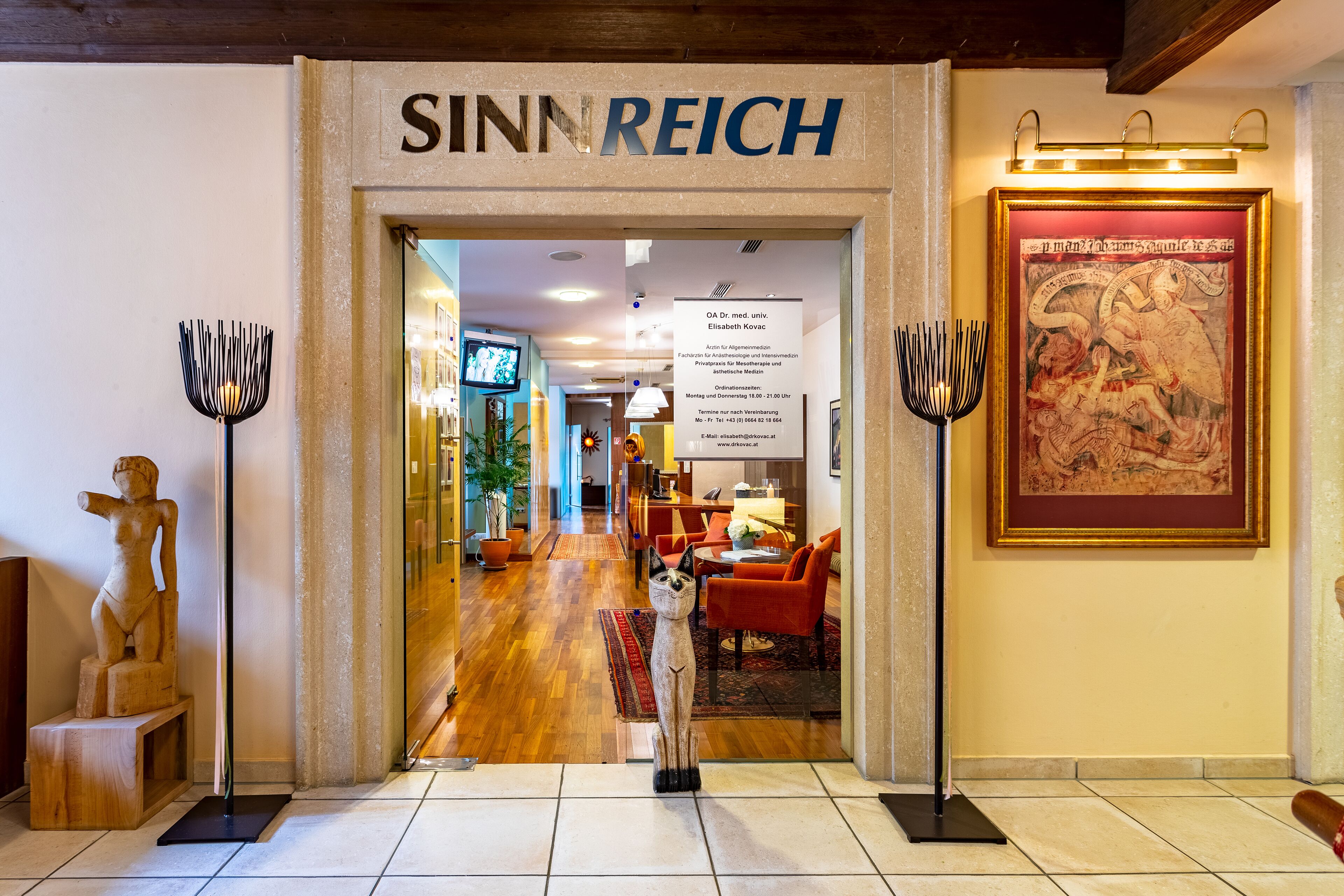 Spa reception