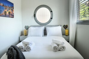 Apartment | 2 Schlafzimmer, Babybetten, kostenloses WLAN, Bettwäsche