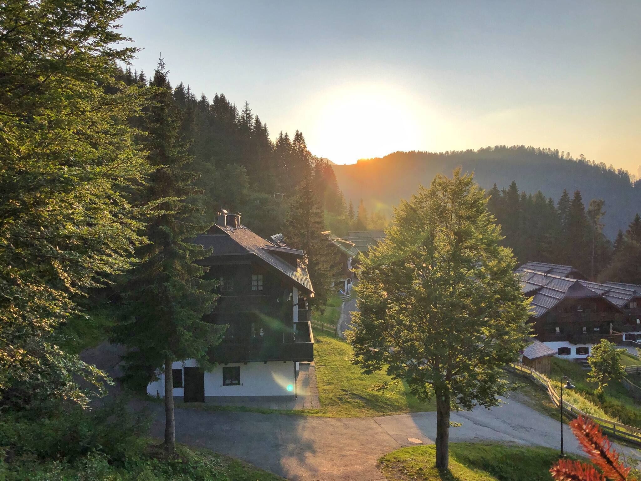 Apartment, 1 Schlafzimmer, Kamin, Bergblick | Aussenbereich