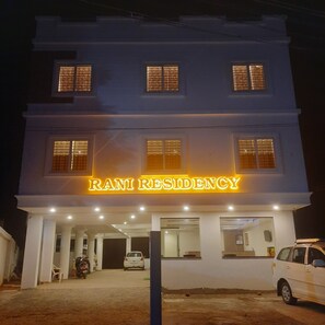 Fassade der Unterkunft