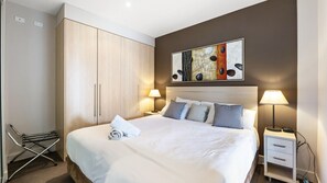 1 bedroom, iron/ironing board, free WiFi, bed sheets