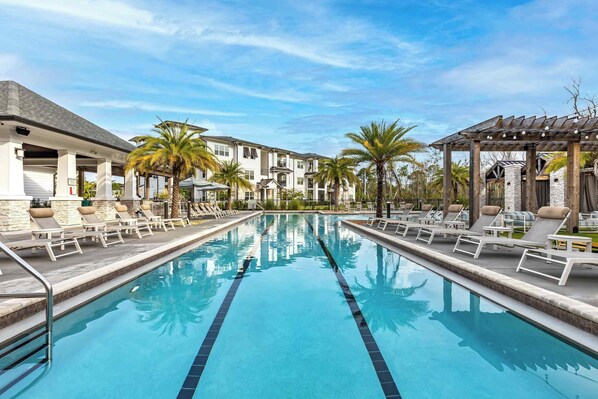 Seasonal outdoor pool