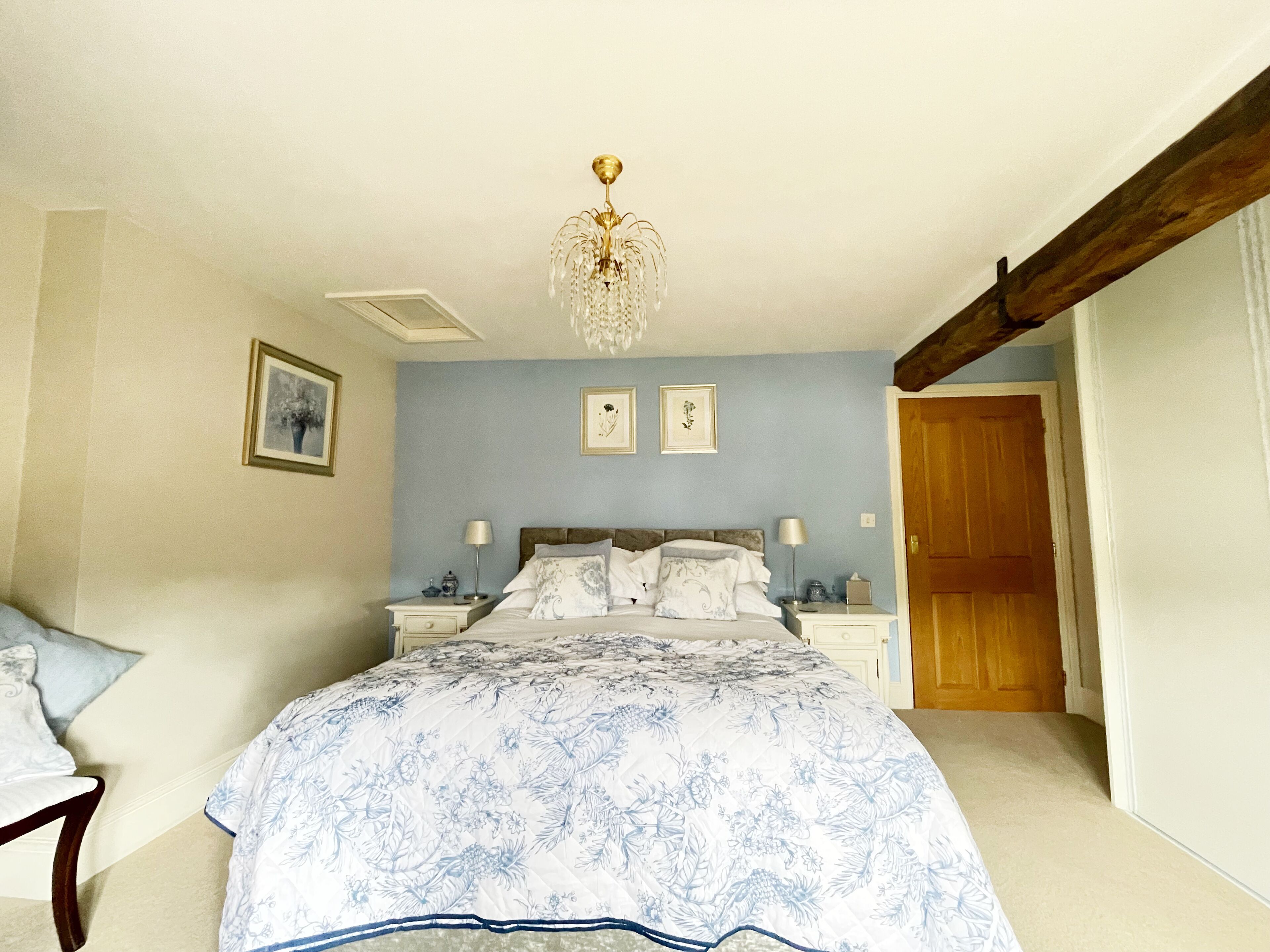 Hypo-allergenic bedding, individually decorated, individually furnished