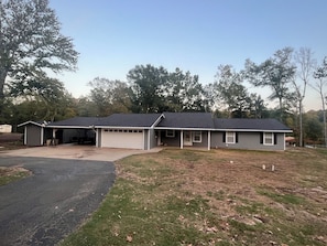 Exterior - Waterfront house with boathouse, boat launch, outdoor kitchen, fire pit (Many)