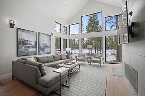 TV, fireplace, table tennis