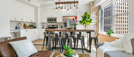 Essbereich im Zimmer