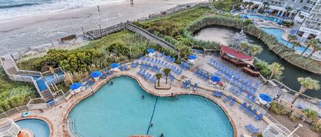 Indoor pool, outdoor pool