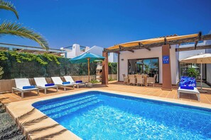 Una piscina riscaldata