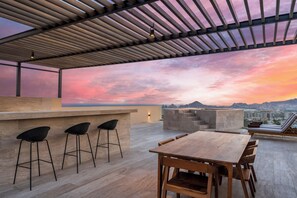 Terrasse sur le toit