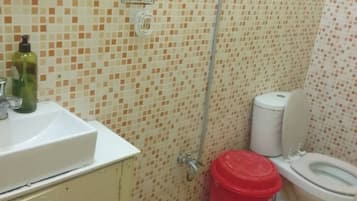 Towels, soap, toilet paper