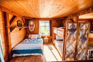 1 habitación y ropa de cama