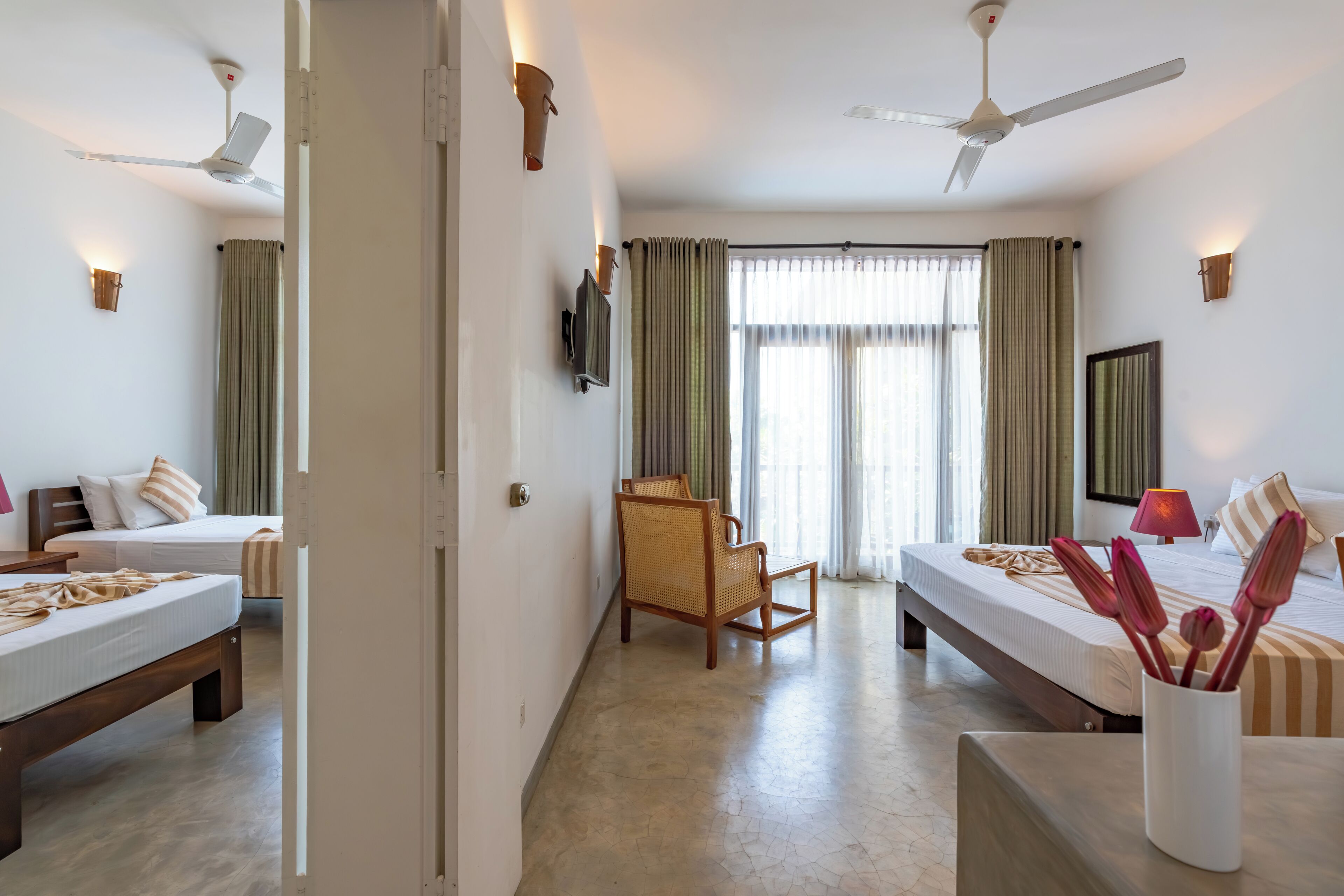 Deluxe Family Suite Seaview with Balcony | Premium bedding, in-room safe, individually furnished, soundproofing