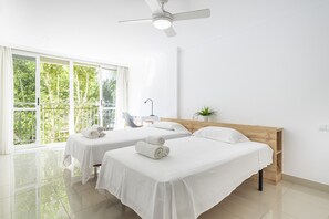 2 bedrooms, iron/ironing board, free WiFi, bed sheets