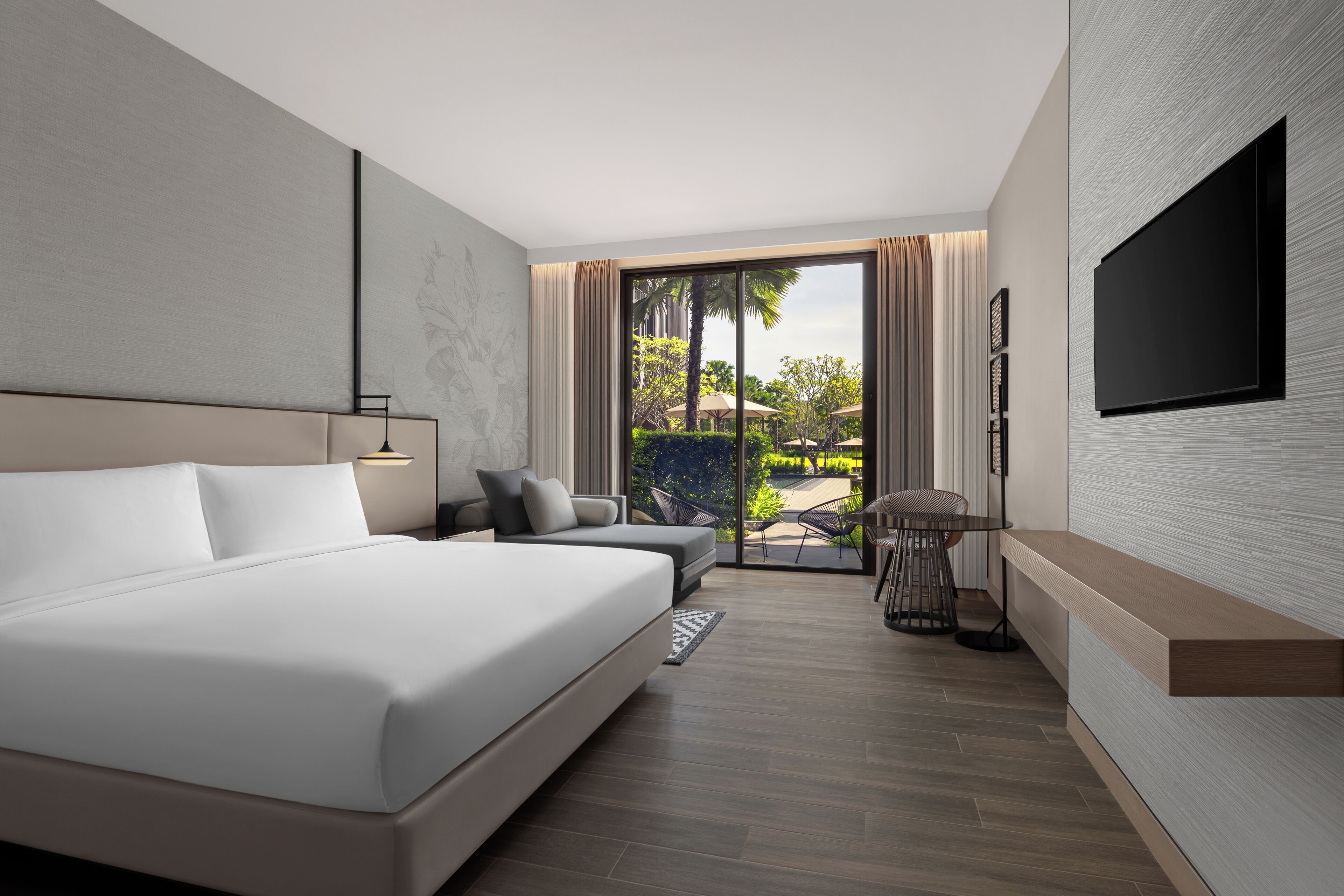 Deluxe-Zimmer, 1 King-Bett, Gartenblick