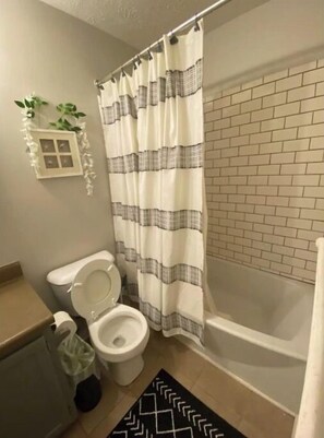 Towels, soap, toilet paper