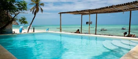 Outdoor pool, open 8:00 AM to 9:00 PM, pool loungers