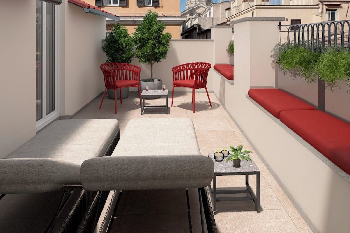 Suite, Terrasse