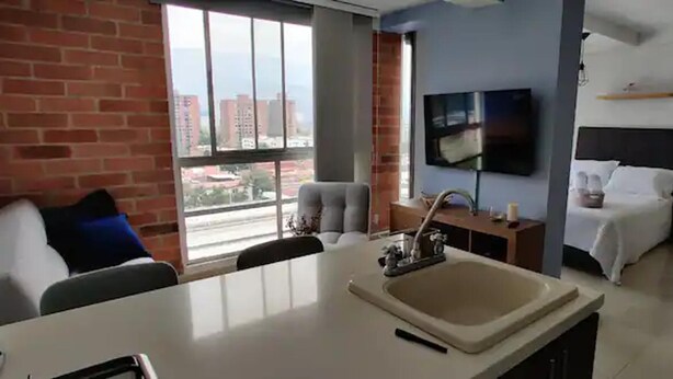 Unclassified image, 1 of 12, button - One Bed Apartment With Amazing Views of Medellin (Medellín)