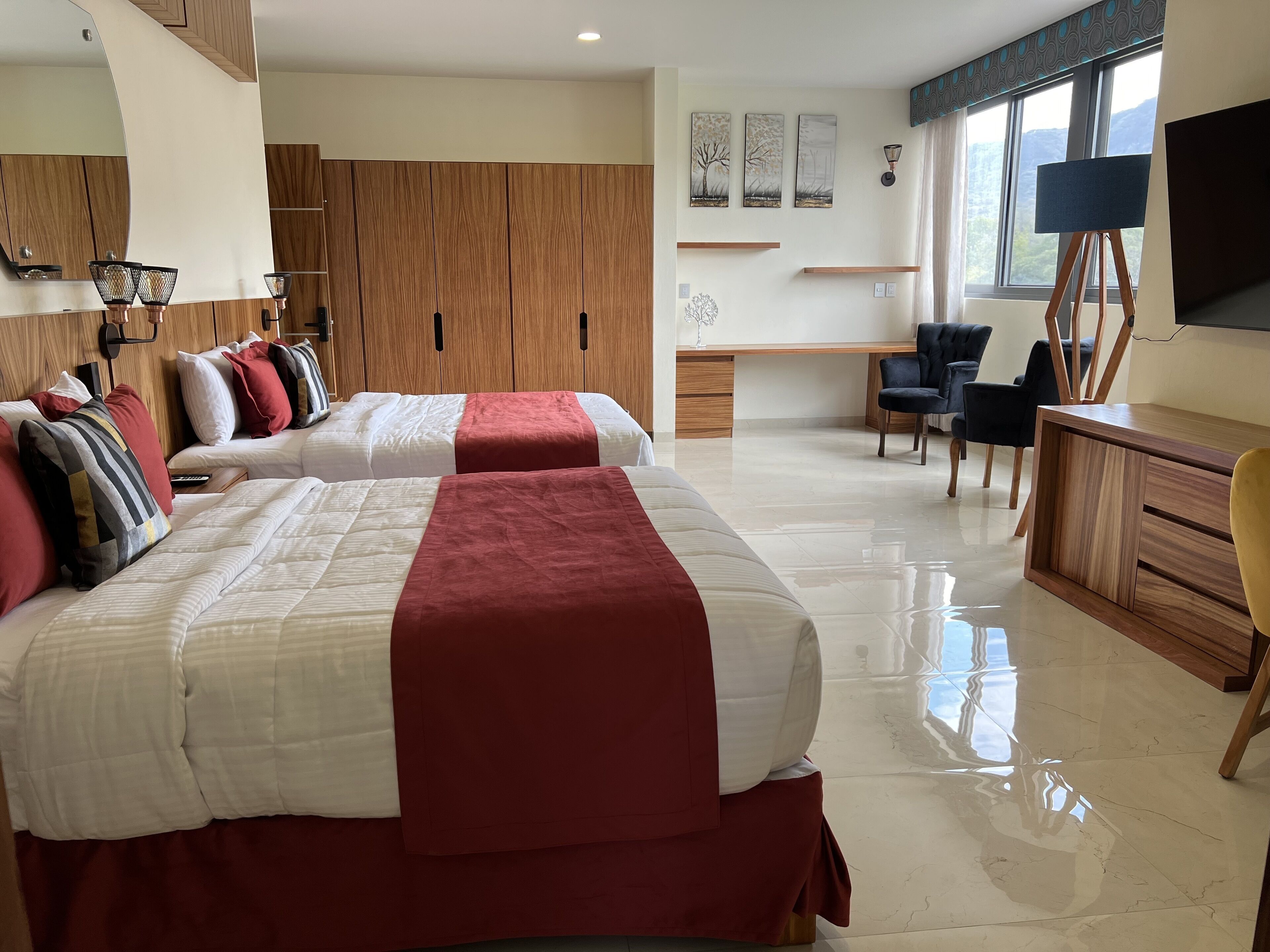 Junior Double Room | Premium bedding, down comforters, in-room safe, laptop workspace