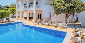 Una piscina riscaldata