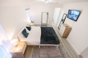 1 makuuhuone, silitysrauta/-lauta, ilmainen Wi-Fi, vuodevaatteet