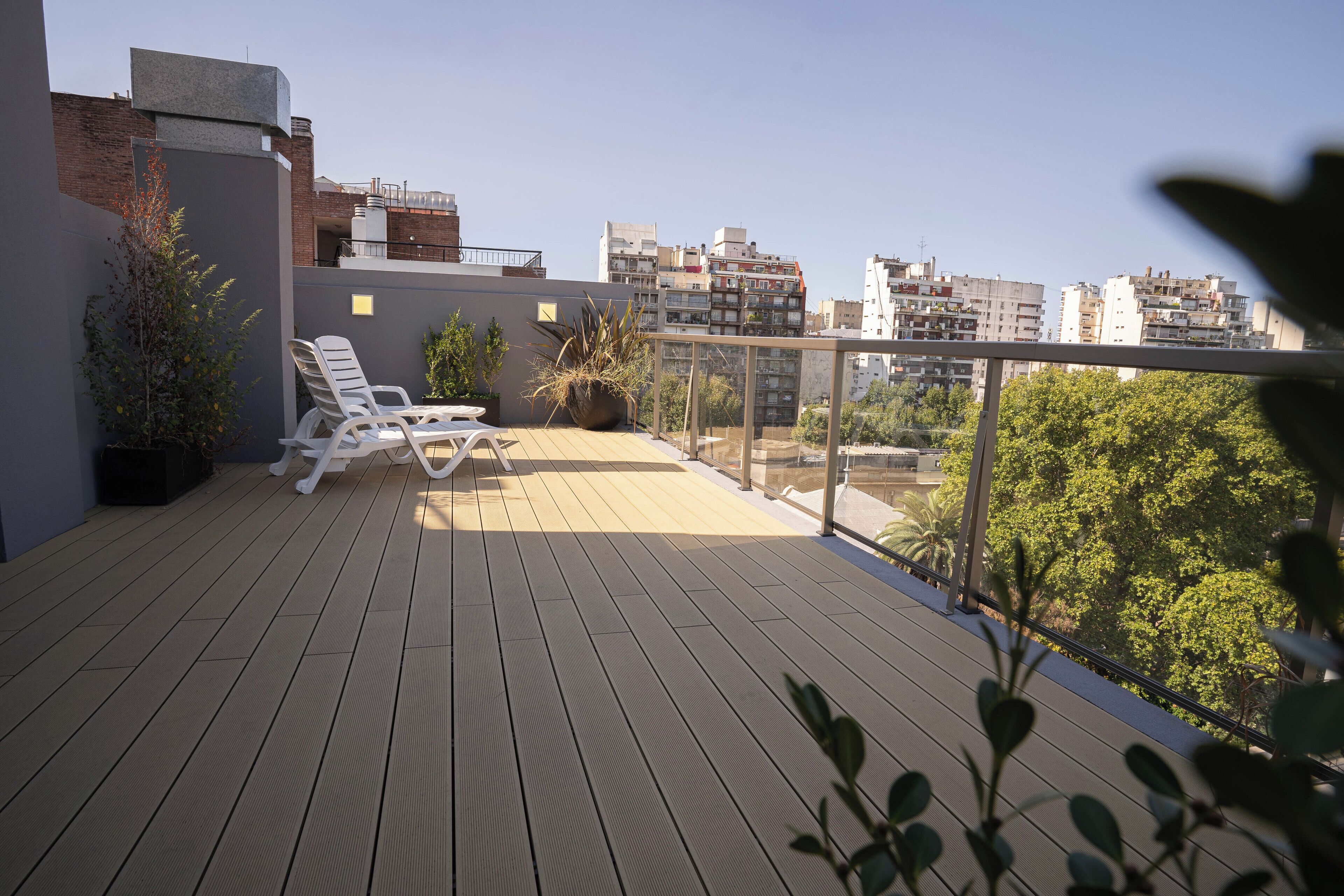 Apartamento júnior | Terraço/pátio