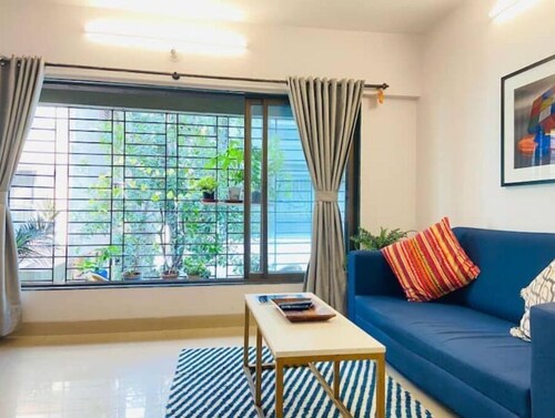 Nature Inspired Sun Drenched 1BR in Bandra
