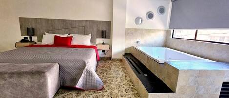 Deluxe Apartment, Hot Tub | 2 bedrooms, hypo-allergenic bedding, minibar, laptop workspace