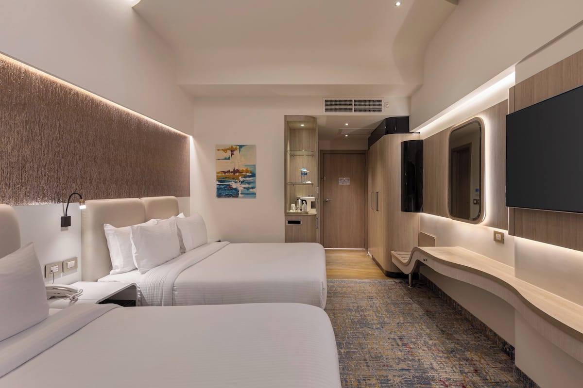 1 habitación, minibar, wifi gratis y ropa de cama